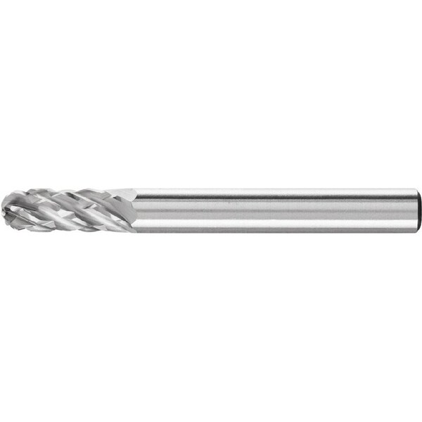 Pferd 24398 Carbide Bur, Cylind. Radius End, STEEL Cut 1/4in x 5/8in x 1/4in Shank 24398-PFERD - main